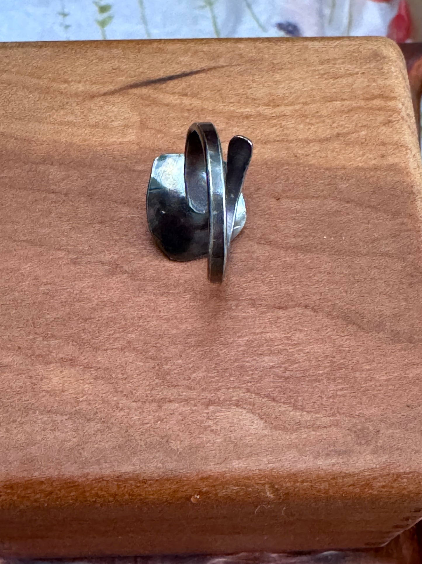 Sterling Silver & Citrine semi-adjustable Ring