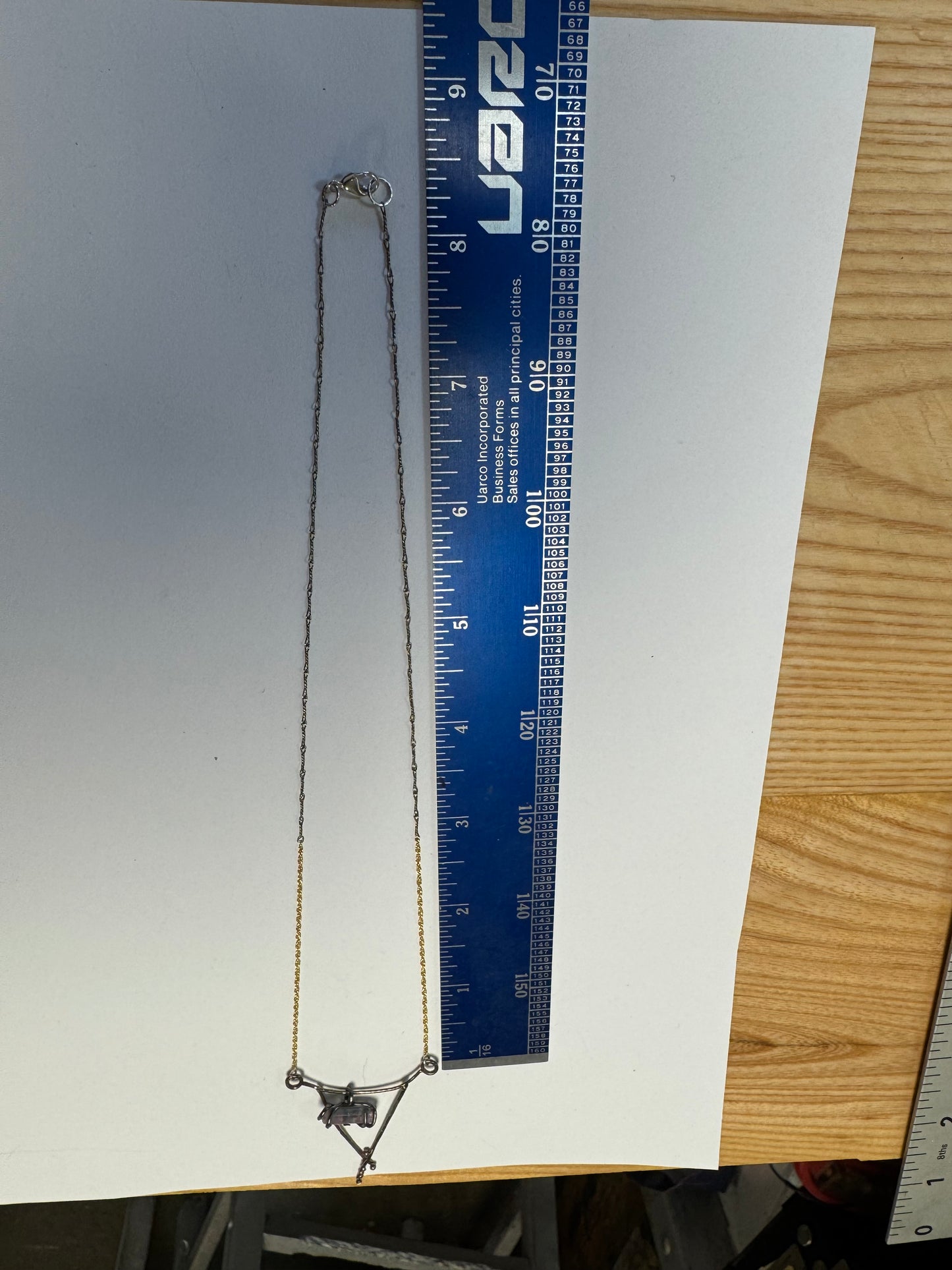 Sterling Silver, Tourmaline, 14k gf Pendant Necklace